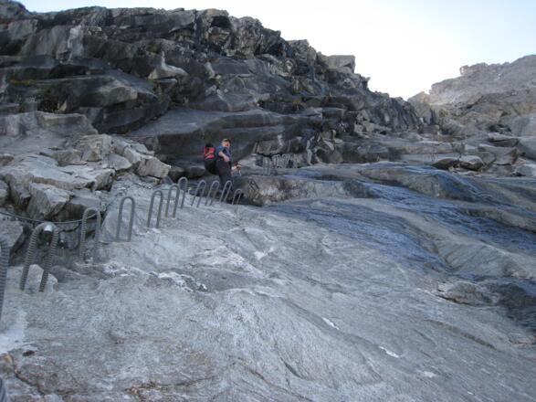 Klettersteig zur Gamsscharte