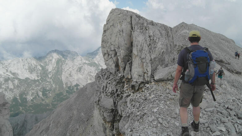 Unterwegs zur Mittleren Ödkarspitze