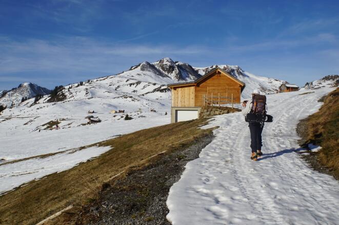 Richtung Alpe Oberdamüls