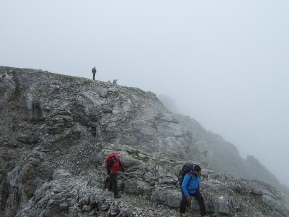 Auf dem Weg zur Braunarlspitze