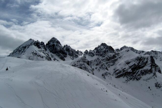 Ampferstein, Marcheisenspitze, Malgrubenspitze, Widdersberg, Hörzigwand - Im Reigen der Kalkkögel im Bereich Axamer Lizum.