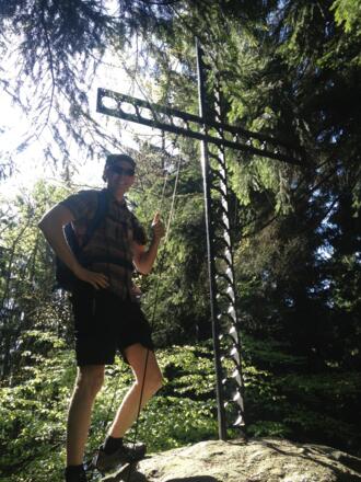 Am Gipfel des Sternstein