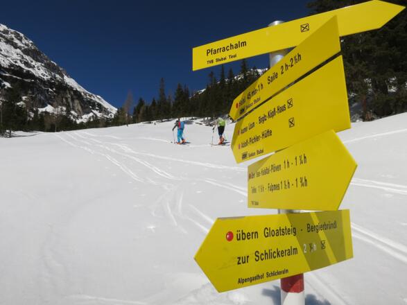 Von der Isse steigen wir auf Richtung Halsl.