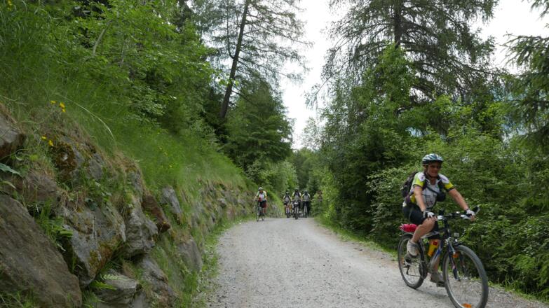 Radweg kurz vor Schlanders