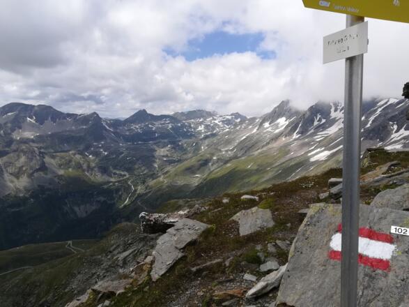 Goldberggruppe: am Weg zur Duisburger Hütte - die Feldseescharte