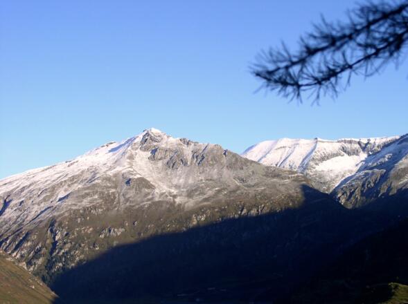 Anstieg mit Blick zurück zum Siberpfenning