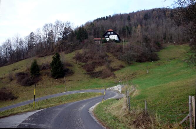 Straße 2x abkürzen 545m bis 580m