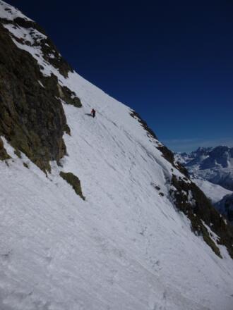 Schneeband nach rechts