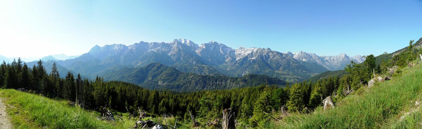 Panorama kurz vor der Steyrerhütte