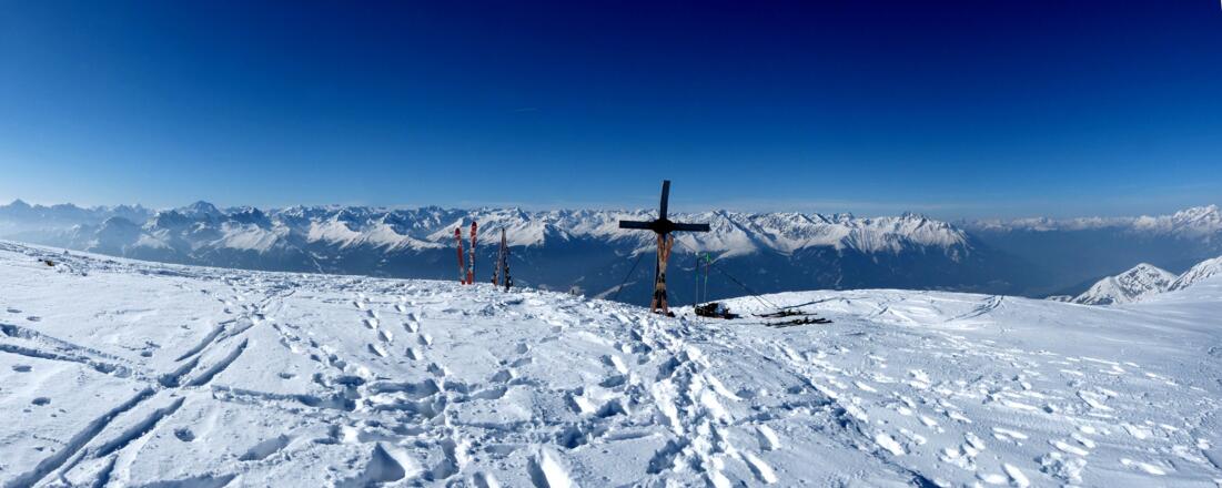 Am Gipfel des Großen Solstein mit seinem traumhaften Panorama.