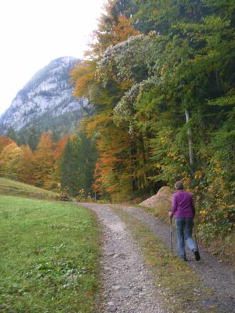 Start beim Alpenbad Unken