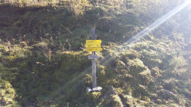 Ausreichend und vorbildlich beschildert.