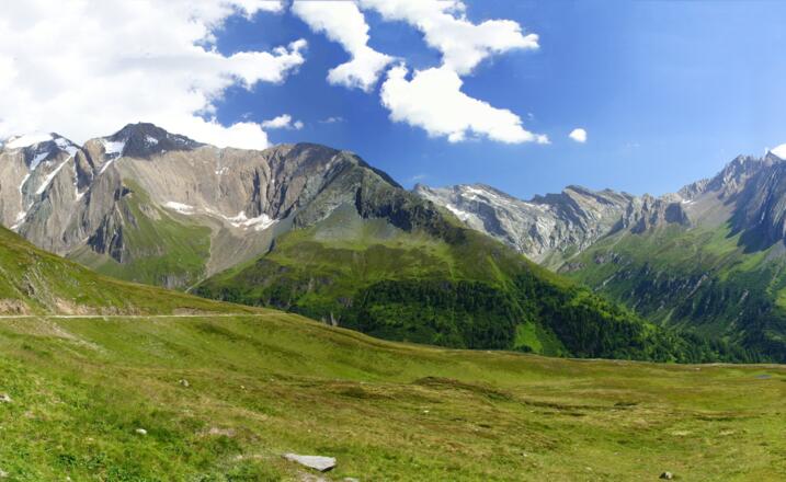 Traumhaftes Hochgebirgspanorama am Pfitscher Joch