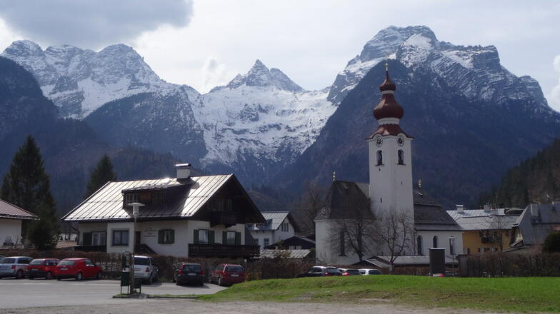 Rückblick von Lofer aus