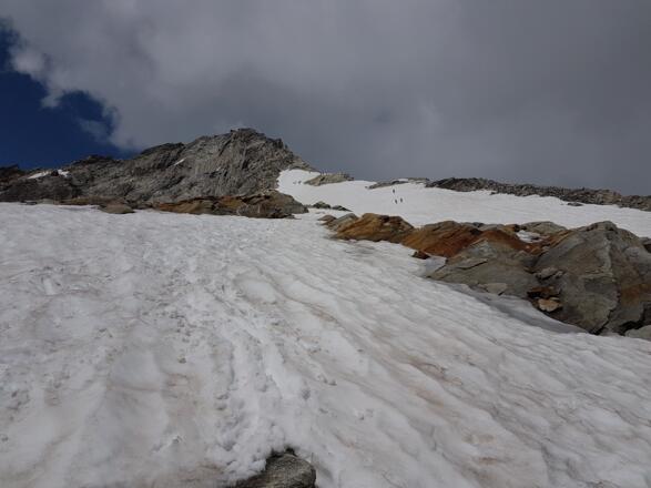 Gletscher, Klettersteig, Gipfelkreuz