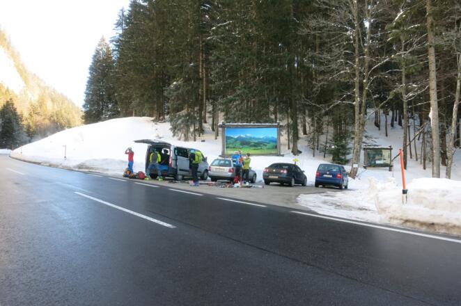 Parkplatz am Pyhrnpass