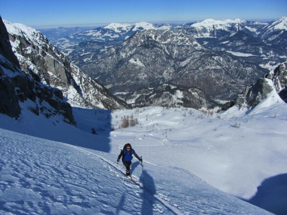 Steilstück unter der Ostwand