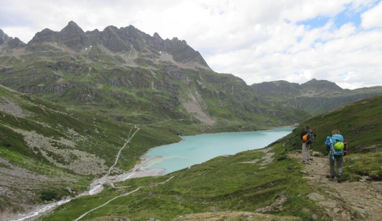 Langsam gewinnt man Höhe (bzw. steigt wieder hinab).