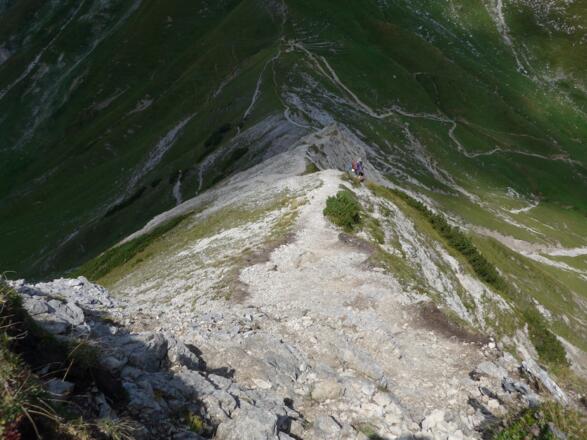 Abstieg zum Westlichen Lachenjoch