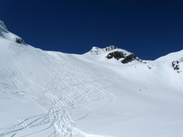 Über diese weitere Steilstufe geht es aufwärts.