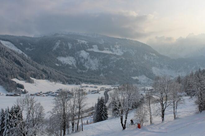 Gosaubachweg im Winter