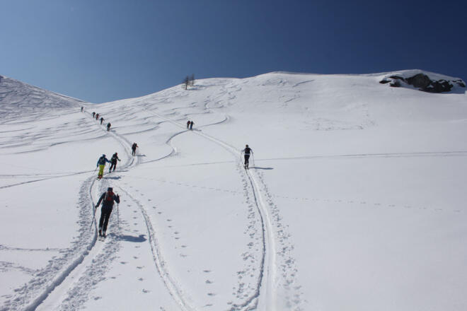 Sattel südlich des Penkkopf-Gipfels
