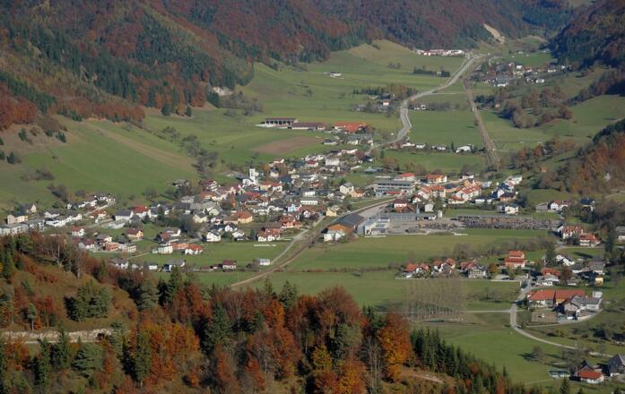 Gaflenz vom Heiligenstein gesehen