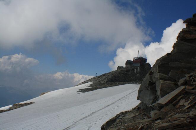 Gletscher beim Grat