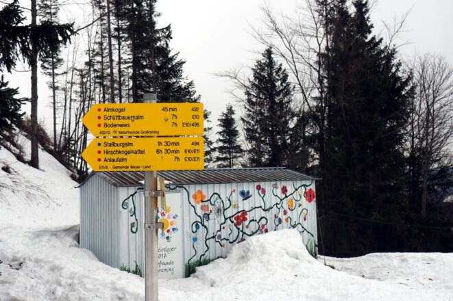 Schlussanstieg von der Ennserhütte