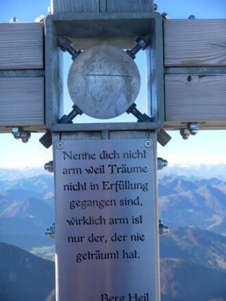 besonderes Gipfelkreuz