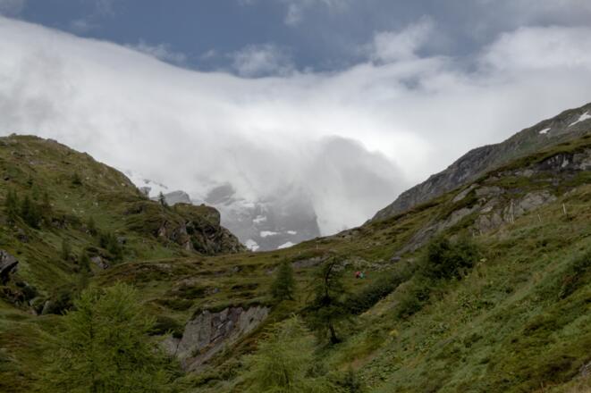 Aufstieg hinter der Ochsner Htt.