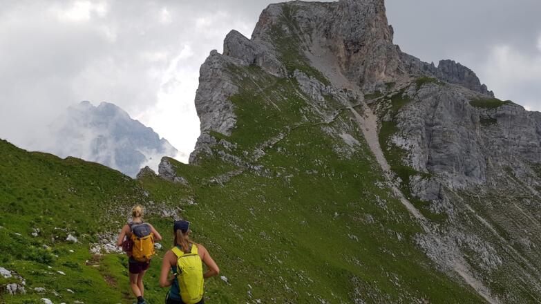 Weiterweg Richtung Gehrenspitze