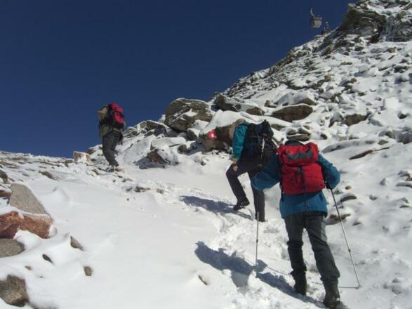 Neuschnee im August 2008