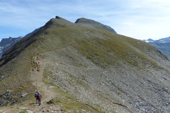 Weg von der Arnoldhöhe zur Grauleitenspitze