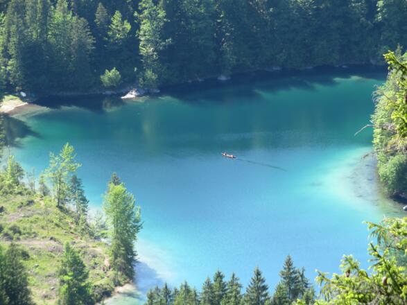 Tiefblick zum Ödsee