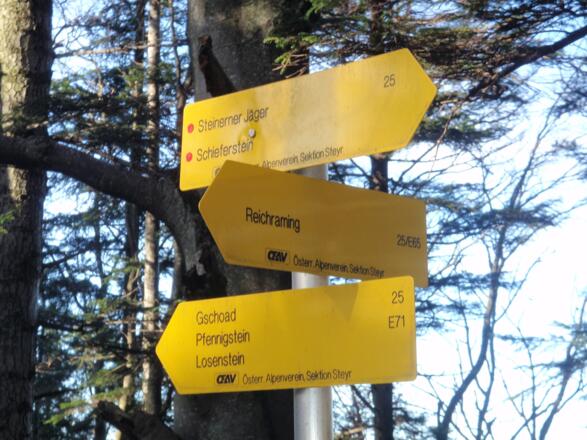 Abstieg vom Westgrat nach Norden  in Richtung Ausgangspunkt