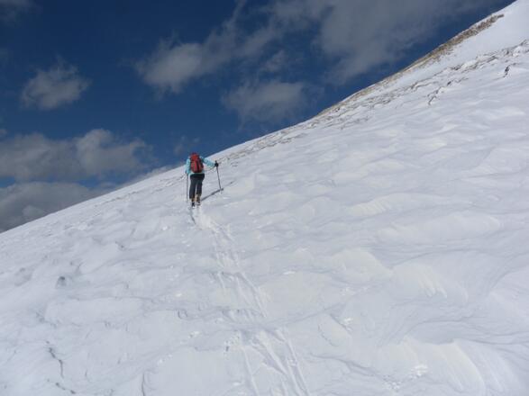 Zustieg zum SW-Rücken