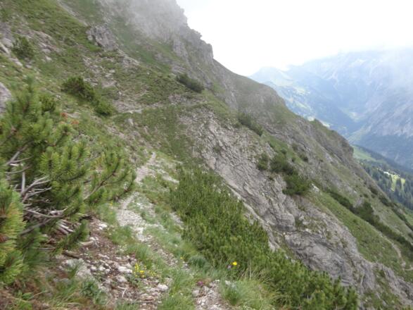 Abstieg von der Hochschere