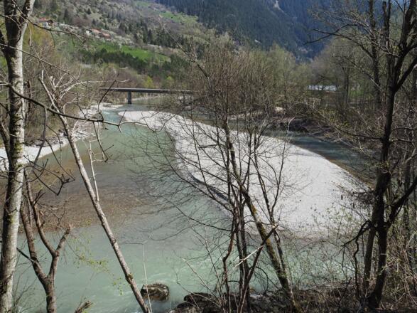 manchmal hat der Inn sogar noch etwas Platz