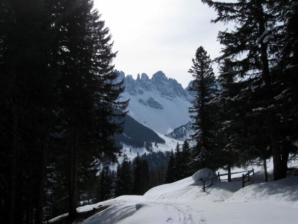 Einsamer Aufstieg im Banne der Kalkkögel