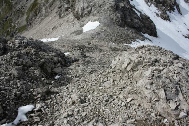 Blick zurück zur Mulde