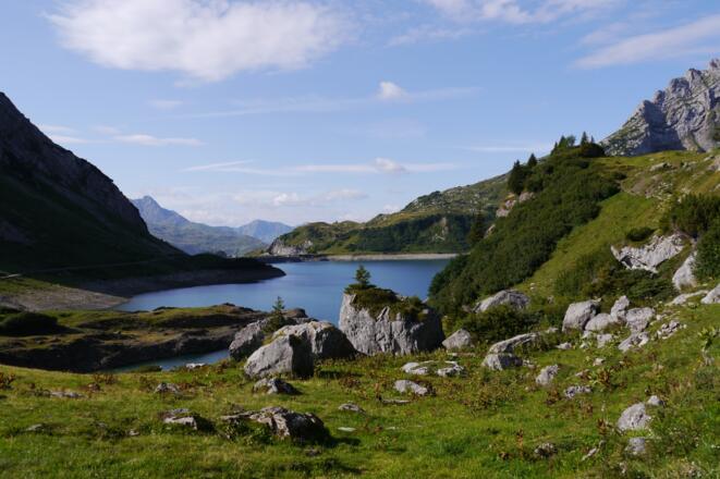 Blick über den Spuller See