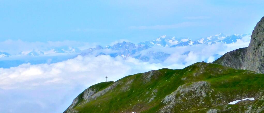 Blick aufs Kreuzjöchl
