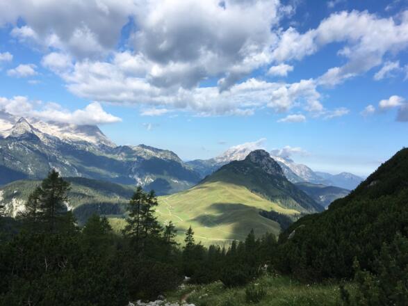 Blick in Richtung Kalbrunnalm