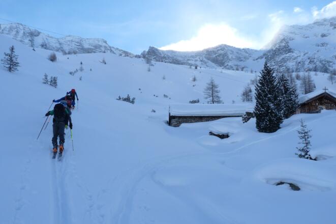 Die Innere Zeischalm ist erreicht und damit die ersten 600 HM überwunden.