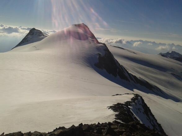 Schwarze Wand (3.506 m) und Rainerhorn (3.559 m)
