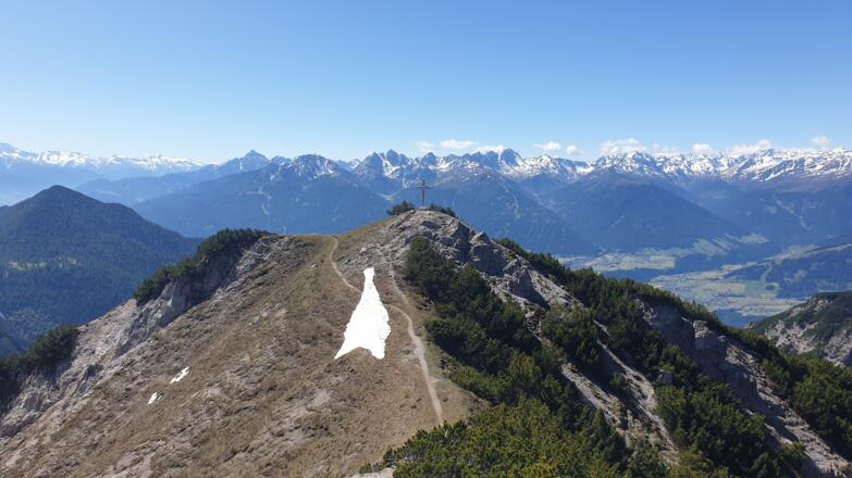 Rückblick zum Kreuzjöchl