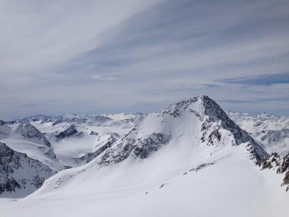 der Schrankogel mit seiner Imposanten Nordseite