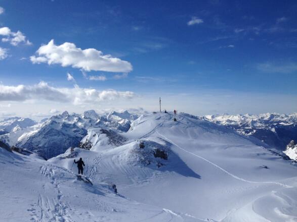 Gamsfreiheit von der Kuppe aus