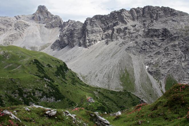 Bergwerkskopf und Gamspleis mit Steinseehütte